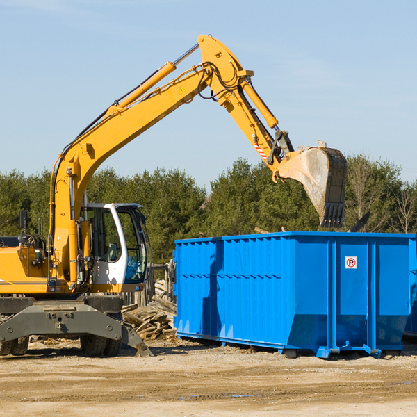 can i choose the location where the residential dumpster will be placed in Kennett Square Pennsylvania